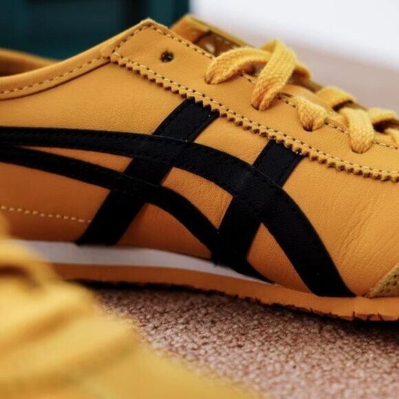 Onitsuka Tiger by Asics Yellow and Black Sneakers - Picture 5 of 5